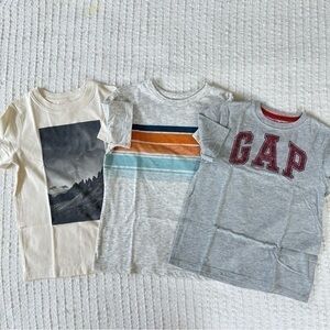 Bundle of 3 t-shirts by Cat&Jack & GAP cool fun summer vacation beach style